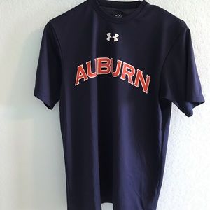 Auburn University Under Armour navy SS